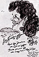 Preview caricature of Lindy Chamberlain